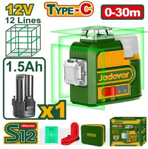 Niveau laser 3D sans fil JDLE8M12