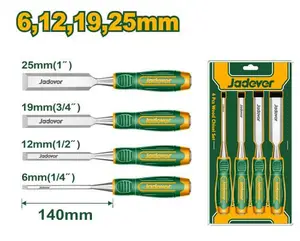 Ciseau à bois x 4pcs Jadever JDWC2204