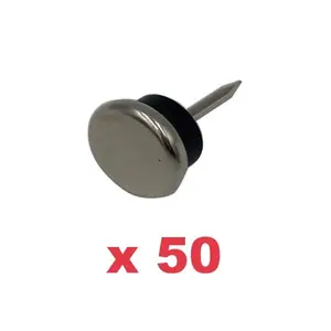 Pack de 50 pièces PATIN METAL 19MM MC1850-1-1