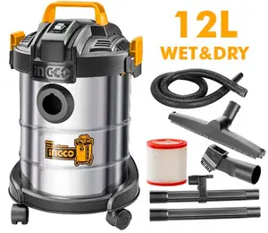 Aspirateur eau et poussière INGCO 800W 12L [VC14122]