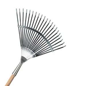 Balai À Gazon Galvanisé Avec Manche « Vito » VIVRZF21CM
