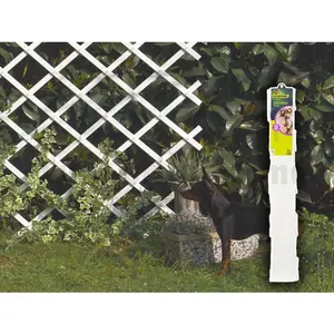 CROISIPLAST TREILLAGE PLASTIQUE BLANC 1X3M