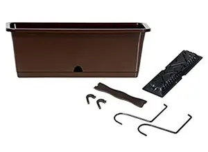 BALCONIERE CAMELIA MARRON 400MM AVEC ACCESSOIRES INCLUS