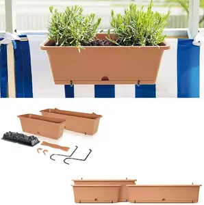 BALCONIERE CAMELIA TERRACOTTA 500MM AVEC ACCESSOIRES