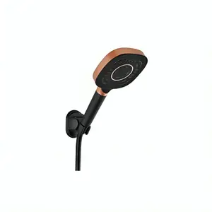 ENSEMBLE MAIN DOUCHETTE -BRONZE/NOIR-CORAL- DCBBM01