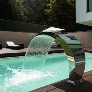 CASCADE DE PISCINE EN INOX