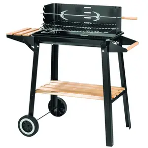 BARBECUE RECTANGULAIRE AVEC ROUES