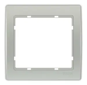 Plaque simple Gris Argent Jade