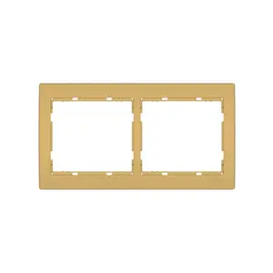 Plaque double horizontale Doré Jade