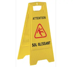 PANNEAU DE SECURITE SOL GLISSANT