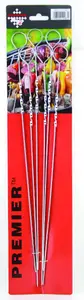 SET DE 6 BROCHETTES EN INOX