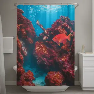 RIDEAU DE DOUCHE 180 x 180 cm