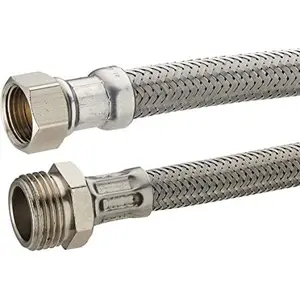 FLEXIBLE INOX 1/2MX1/2F 30CM LL8001A