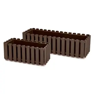 JARDINIERE BOARDEE FENCYCASE MARRON 400MM DDEF400-R222