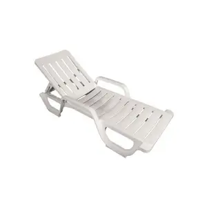RELAX SUNLOUNGER MALIBU BLANC