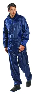 ENSEMBLE DE PLUIE SOUPLE PVC BLEU MARINE ARS