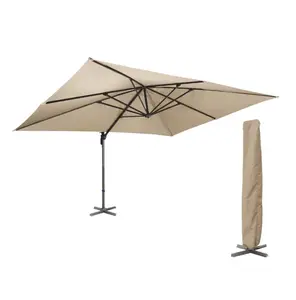 PARASOL DEPORTE KHAKI 3X4M
