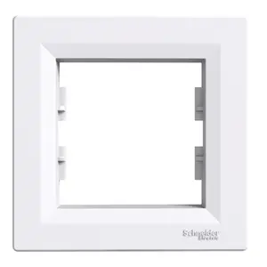 PLAQUE 1 POSTE. ASFORA BLANC