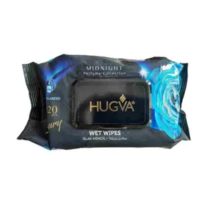 LINGETTE DE LUXE HUGVA 120 PCS MIDNIGHT NOIR/BLEU