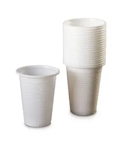GOBELET EN PLASTIQUE BLANC ECO BON APPETIT 100/30 BLANC