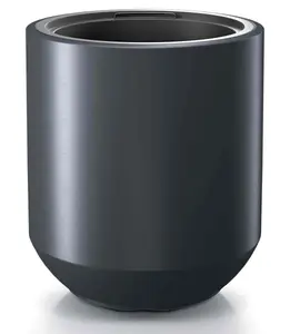 POT DE FLEUR HEOS ROND ANTHRACITE 300MM/DLHEN300-S433