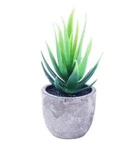PLANTE ARTIFICIELLE AVEC POT EN CERAM 13X13X21CM/VES-3967
