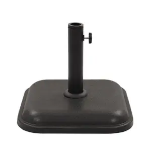 SOCLE DE PARASOL EN BETON CARRE 12KG