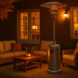 CHAUFFE TERRASSE CHAMPIGNON SILVER FSD-A-SILVER
