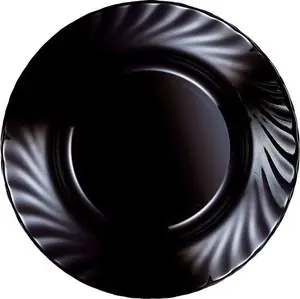 ASSIETTE CREUSE 22 TRIANON NOIR