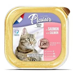 REPAS PLAISIR CHAT ADULT SALMON 100G