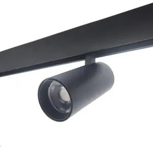 SPOT SUR RAIL MAGNETIQUE NOIR 12W 48V 4000K
