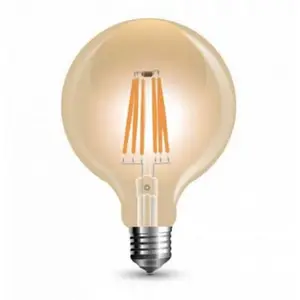 AMP LED VINT G95 E27 6W2K GLD