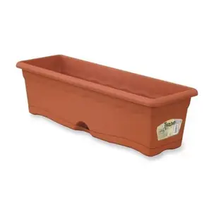 JARDINIERE TERRA 60X26CM TERRACOTA