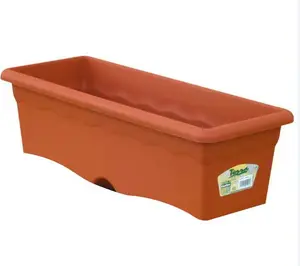 JARDINIERE TERRA 80X26CM TERRACOTA