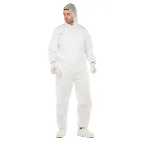 COMBINAISON JETABLE 60 GR IMPERMEABLE BLANCHE ANTIACIDE