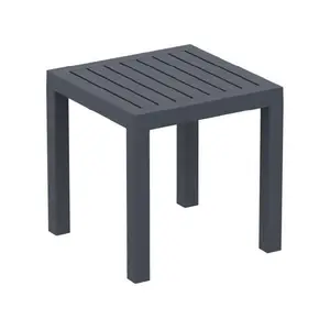 TABLE OCEAN SIDE 45X45 DARK GREY