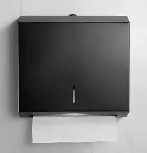 DISTRIBUTEUR DE PAPIER ZIGZAG - NOIR CARBONE - GALVANISE- 300PCS