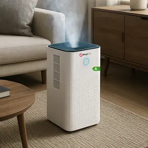 DÉSHUMIDIFICATEUR & PURIFICATEUR 12L/JOUR 2-EN-1 ML-12LBD031HN-MEGALIFE