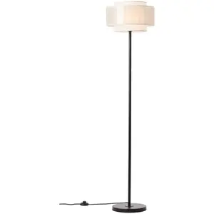 LAMPE A PIED ODAR E27 BEIGE