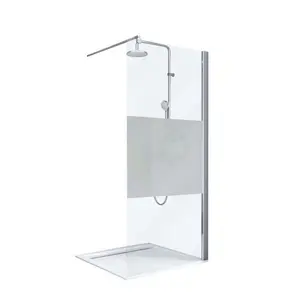 PAROI DE DOUCHE A L'ITAL FIXE CH 90X200CM + VERRE 8MM SABLE-ORS-A3-9C