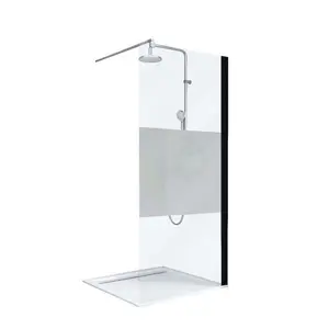 PAROI DE DOUCHE A L'ITAL FIXE NR 80X200CM + VERRE 8MM SABLE-ORS-A3-8B