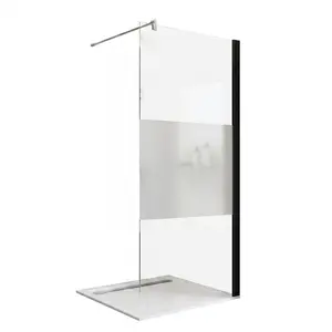 PAROI DE DOUCHE A L'ITAL FIXE NR 90X200CM + VERRE 8MM SABLE-ORS-A3-9B