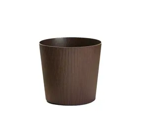 CACHE POT FYRE GREENER 40CM AVEC ROUE ROUILLE