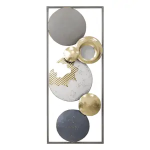DÉCORATION MURALE EN MÉTAL DESIGN CERCLE