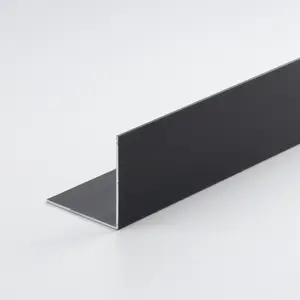 CORNIERE ALU NOIR MAT 100 x 1 x 1 CM