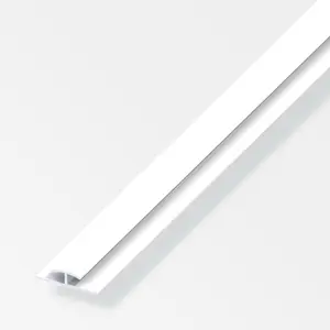 PROFILE H PVC BLANC 2.5 x 1 x 0.6 x 100 CM