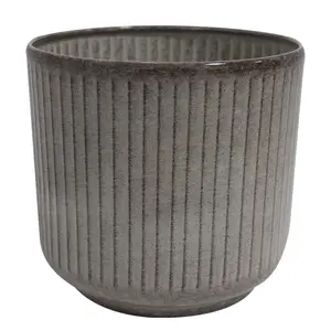 POT METALIC NILGIRI STRIPE 30CM VES-5535