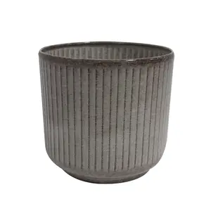POT METALIC NILGIRI STRIPE 20CM VES-5537