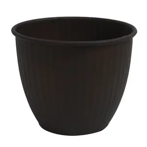 POT METALIC EDU STRIPE 37CM OLD METAL FINISH VES-5539