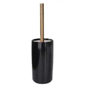 BROSSE WC EN PORCELAINE - BLACK